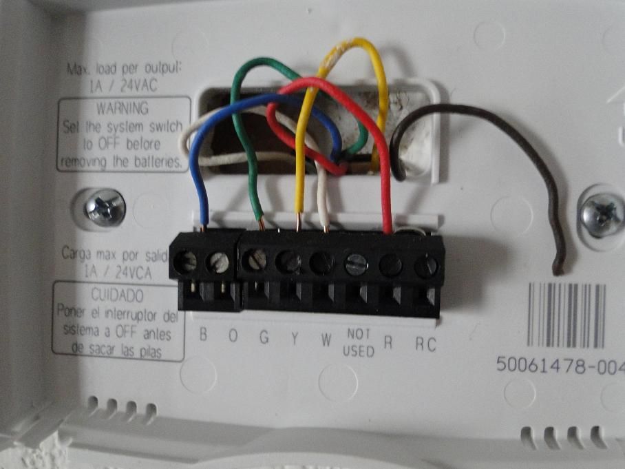 Home Air Conditioner Thermostat Wiring / Thermostat How to wire